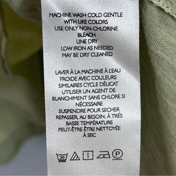 Free People Tunic Top Mini Dress Sage Combo - Picture 8 of 13